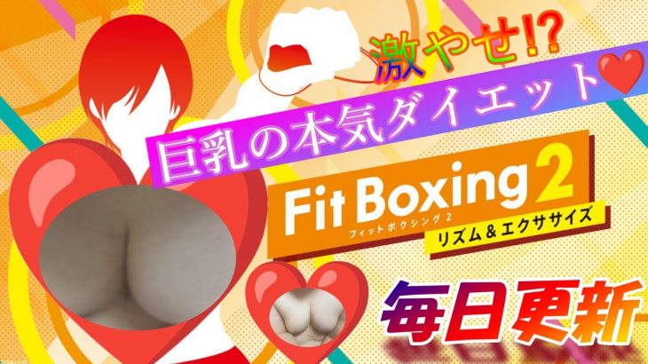 巨乳がゲームで本気ダイエット【FitBoxing2】キモオタデブニートがFitBoxing2で－30kg痩せるってよ