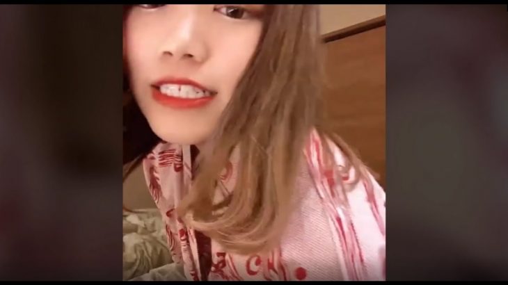 【TikTok】浴衣胸元ブラチラ