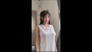 ノーブラ巨乳がゆさゆさ！エロい女の子とエッチな動画TikTok【抖音】