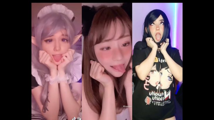 [TikTok]変態(//∇//)イキ顔まとめ　爆乳巨乳　#TikTok