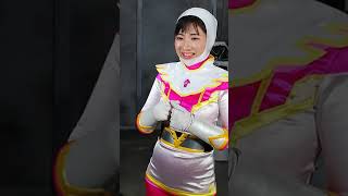 「巨乳お嬢様戦士が怪人におっぱいを集中攻撃されて敗北して捕まって、戦闘員におっぱいを揉みしだかれながらやられてしまう物語」撮影中映像