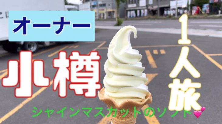 【小樽】おいしいなぁー。シャインマスカット【1人旅】#RtoB#札幌メンズエステ#シャインマスカット