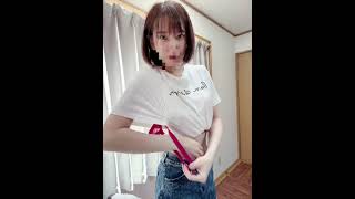 ノーブラ　ブラ脱ぎ