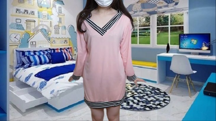 大丈夫か💦スケスケ白ポリスがノーブラノーパン生着替えの下着紹介します❤️