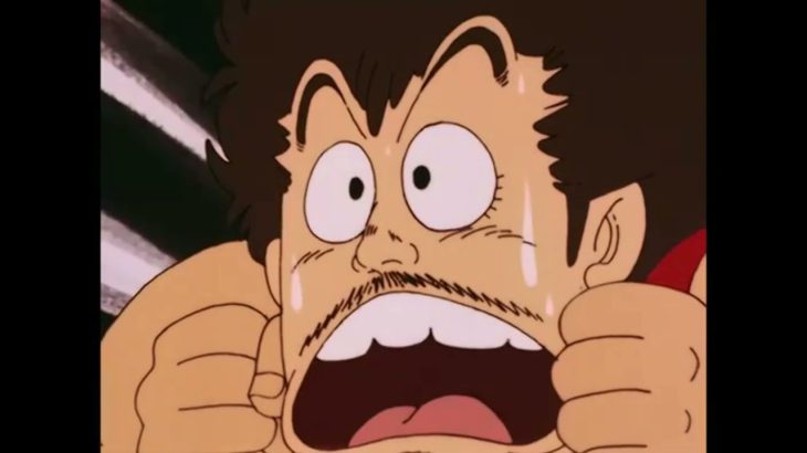 再び山吹先生のパンチラを見ようとする則巻博士 ＃Drスランプアラレちゃん