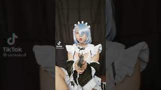 レムコスプレ可愛いパンチラ