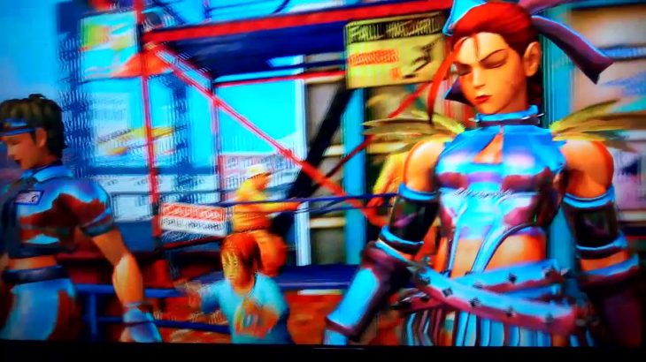 みんな大好きさくらちゃん　パンチラいっぱい　カスタマイズコスチューム　さくら、キャミィ　FINISHクロスアーツスーパーアーツ　アーケードモード　ストリートファイターX鉄拳