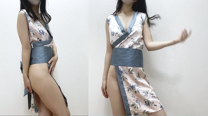 JAPANESE DRESS 🐼 TRY ON HAUL by NANA【ノーブラ下着紹介】浴衣