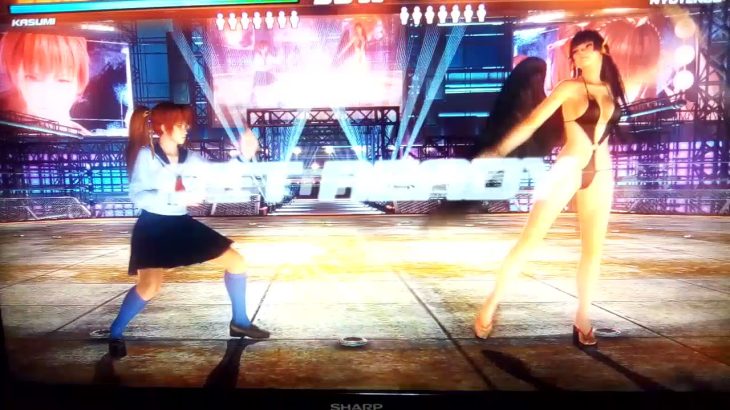 パンチラいっぱい　チームバトル　選り取り見取りコスチューム、かすみ、マリーローズ、紅葉、こころ、あやね、ほのか、レイファン　デットオアアライブ５ラストラウンド