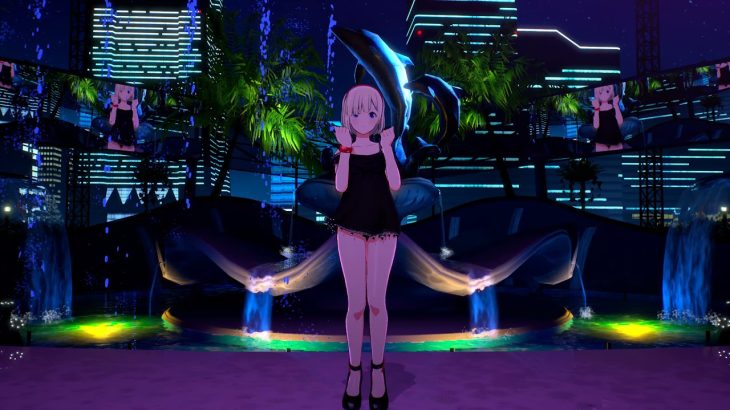 [4K HDR スタマス] パンチラモード 奥空心白  ダンス・ダンス・ダンス ソロー MV 乳揺れモード