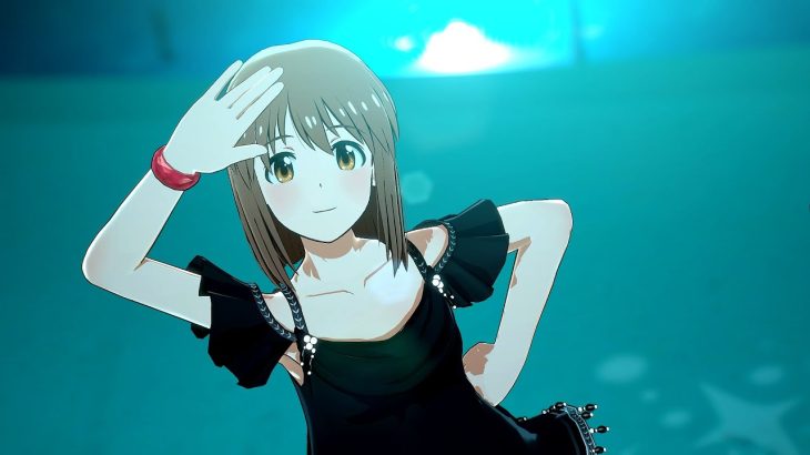 [4K HDR スタマス] パンチラモード 萩原雪歩 ダンス・ダンス・ダンス ソロー MV 乳揺れモード