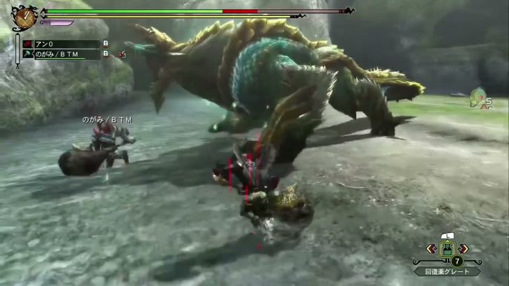 巨乳の彼女が出来た夢を見たモンハン実況者【MH3G】