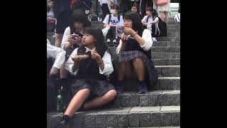 中学生修学旅行　パンチラ
