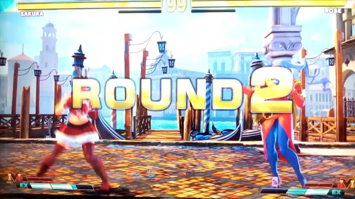 みんな大好きさくらちゃん、パンチラいっぱい　クリスマススタイル　FINISHクリティカルアーツ　ストリートファイター５チャンピオンエディション