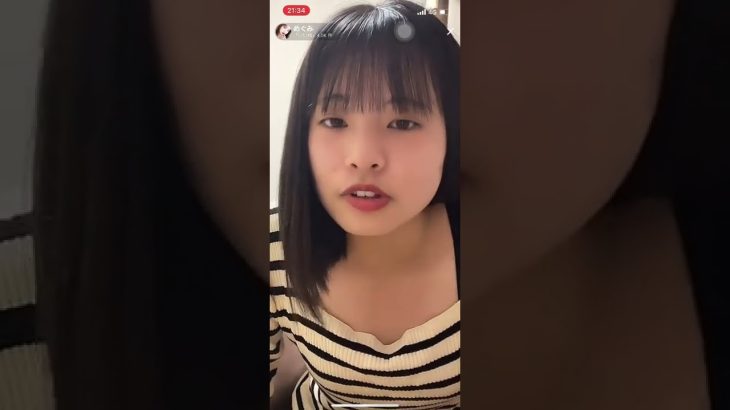 ナイトブラなら見せてもいいらしい。#インライ #tiktoklive #tiktok #ポロリ